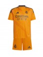 Real Madrid Endrick #16 Replika Borta Kläder Barn 2024-25 Kortärmad (+ byxor)